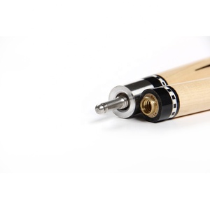 Bâton de queue de table en bois d'érable noir, 1/2 j, Joint rapide en acier inoxydable, 12MM - Product Image 4