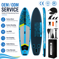 Planche de SUP gonflable personnalisée avec pont en EVA durable, capacité de 450 lb, pour activités de plein air, commandes en gros OEM