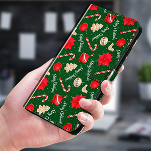 Housse en cuir de noël pour <span class=keywords><strong>iPhone</strong></span> 17 16 15 14 <span class=keywords><strong>13</strong></span> 12 11 Xr étui portefeuille à <span class=keywords><strong>rabat</strong></span> couverture de téléphone - Product Image 5