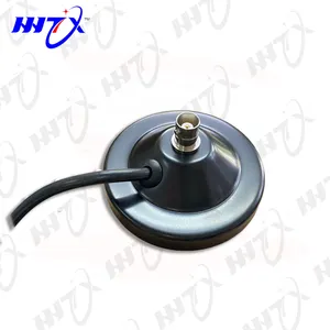 73mm universal antenna magnetic mount with BNC female for high gain mobile radio antenna base customize selection connector
