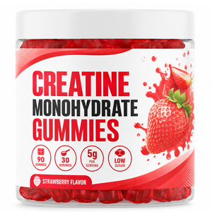 Suplemento Dietético Pre-Entrenamiento, Gomitas de Creatina, Potenciador de Energía y Desarrollo Muscular para Adultos, Creatina Monohidrato - Product Image 1