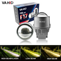 VAHID Projecteur de Feux Antibrouillard Universel Bi-LED avec Lentille, 3 Lampes Jaunes 6000K, Étanche, Amélioration pour Nissan, Fourniture d'Usine