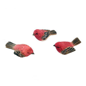 Ev veya Ofis Dekorasyon kuş boyama sanat El Oyma 3d Hayvanlar Ahşap Kuş Oyuncak - Product Image 2