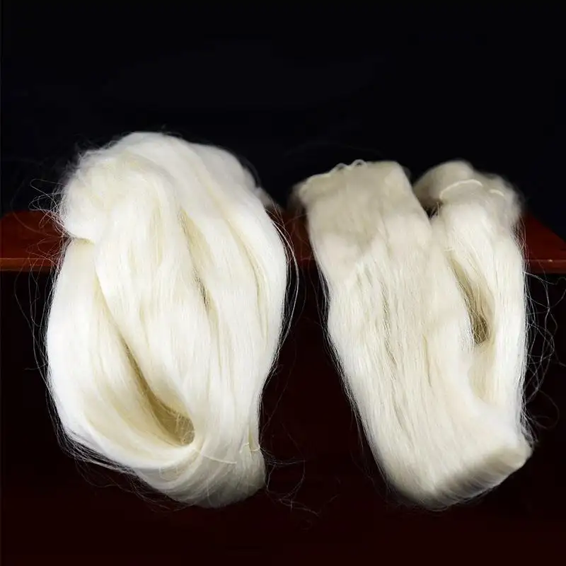 Preço de fábrica 100% fio de seda fiado amoreira 60nm/2 Super grau de qualidade para tecelagem de carpetes para tricô