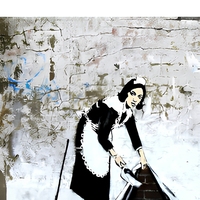 Impression sur toile de portrait de femme en graffiti, peinture à l'aquarelle encadrée, art mural, peinture à jet d'encre, décoration intérieure