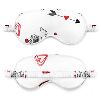 Masque pour les yeux Faux Silk Leopard Color Fashion Unique Design Sleep Eye Mask