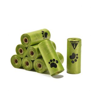 Sacs à déjections pour animaux 2025 – Sacs de ramassage de crottes de chien écologiques et portables avec motifs d'empreintes de pattes – Fournitures de nettoyage pour animaux - Product Image 6