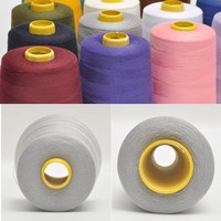 8000y Boyalı Elyaf %100 Polyester 40/2 Dikiş İpliği, Dikiş Makinesi İçin Özelleştirilmiş Ambalajlı, Aoshen Marka
