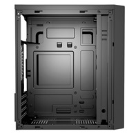Personnalisation d'usine, nouveau boîtier d'ordinateur de bureau vide, compatible avec les cartes mères Matx/Itx, USB30 frontal, Chrome OS, noir, SPCC