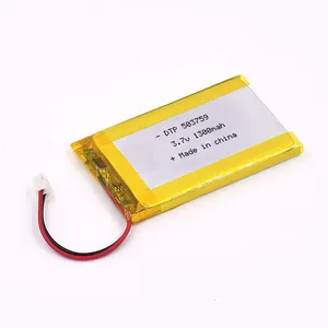 Customized 383580 922845 1150mAh Rechargeable Polymer Lithium Ion Battery For Ryobi 3.7V 1200mAh 503759 Solar Energy System