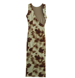 Robe plissée imprimée sexy et élégante pour femmes, robe de soirée décontractée - Product Image 4