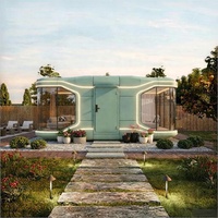 Mini-maison personnalisable avec cuisine et salle de bain, maison modulaire, capsule habitable pour jardin, ADU, pod de glamping, Airbnb, hôtel
