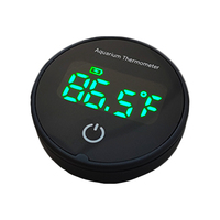Termometer Digital Akuarium dengan Layar LED Akurat hingga ±1 ° Termometer Tangki F Cocok untuk Ikan, Axolotl, Kura-kura, atau Hewan Air