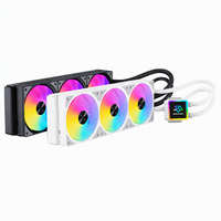 Refroidisseur de processeur RGB SNOWMAN 360 mm, refroidissement par eau, dissipateur thermique en cuivre, compatible avec les sockets AM4 AM5 LGA1700 X99, radiateur pour ordinateur PC