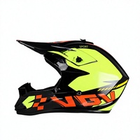 Casque de moto tout-terrain trois pièces, respirant, en ABS, conçu sur mesure, motifs de qualité export, pour VTT