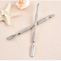 Nouveaux outils d'ongles professionnels en acier inoxydable Durable manucure pédicure outil cuticule poussoir ongles
