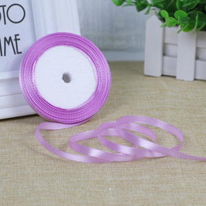 Cinta de Satén de una Cara Tejida Ecológica de 1/4 Pulgada y 25 Yardas con Núcleo de Espuma, 196 Colores, para Envoltura de Regalos, Mercancía Lista para Envío - Product Image 6
