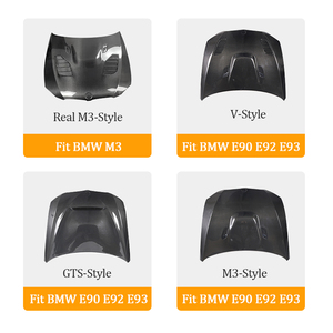 Capó BENSNEES Personalizado Estilo GTS de Fibra de Carbono <span class=keywords><strong>E92</strong></span> para <span class=keywords><strong>BMW</strong></span> Serie <span class=keywords><strong>3</strong></span> <span class=keywords><strong>E92</strong></span> <span class=keywords><strong>335i</strong></span> 335 2007 2008 2009 2010 Pre LCI o LCI - Product Image 3
