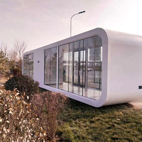 Petites maisons mobiles préfabriquées Cabine Apple Conteneur préfabriqué Maison Salle de bain Cuisine Design moderne Immeuble de bureaux Centre commercial Hôtel