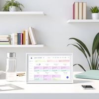 Calendrier numérique mural 15,6 pouces avec écran tactile Android Google Calendar