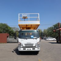 Plateforme de travail en hauteur JIUBANG à moteur diesel, nacelle élévatrice 28M 400kg, rotation 360°, haute efficacité pour la construction, garantie 1 an