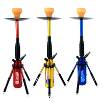 Ensemble complet de chicha à gravité personnalisée OEM, pièces de chicha, tuyau à gravité à eau, chicha à gravité en verre rotatif