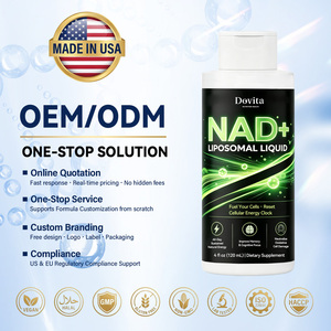 Líquido Oral OEM NAD+ 1000mg con PQQ CoQ10 Resveratrol, Apoyo Mitocondrial, Reparación del ADN, Energía, Longevidad, Marca Privada - Product Image 3