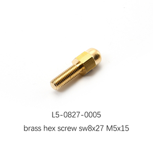 M16x1/M10 Brass Reducer Tube <strong>60mm</strong> Length <strong>Screw</strong> Product - Product Image 4