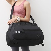 Sac de sport imperméable pour femme, grande capacité, convertible en sac à dos, avec compartiment à chaussures, pour le fitness et les voyages