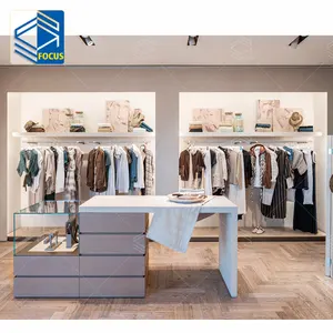 Luxury Clothing Store Display Stands Clothing Showcase Clothing Store Fixtures Store Display Racks