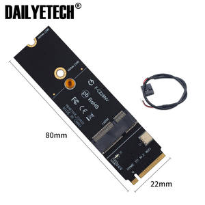 ワイヤレス<span class=keywords><strong>M</strong></span>.2AEキースロットから<span class=keywords><strong>M</strong></span>.2MキーWifiアダプター (Intel AX200 9260bcm94352Zカード用) NVMePCIエクスプレスSSDポート - Product Image 2