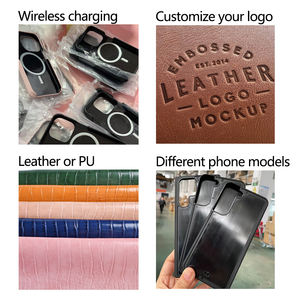 Étui de téléphone portable en cuir de luxe à motif nouveau pour <span class=keywords><strong>iPhone</strong></span> 13 12 Pro Max, étui de téléphone portable en PU anti-chute - Product Image 2