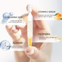 HALORINNA 1,5 ml*20 Ampoules de sérum anti-rides aux peptides, acide ascorbique éthylique, éclaircissant, raffermissant, anti-âge, soin du visage quotidien, OEM