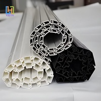 Porte de tambour en PVC Porte de volet roulant à surface ouverte et finie avec service de traitement d'extrusion