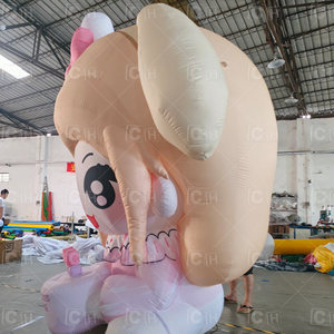 Muñeco de personaje creativo de dibujos animados inflable gigante, decoración de Mascota de celebridad inflable personalizada - Product Image 4
