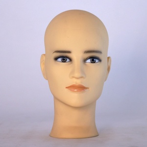 Cabeza de Maniquí Masculina Realista Profesional MCY, Soporte para Cabeza de Maquillaje para Pelucas, Sombreros, Gafas de Sol, Joyería, Exhibición en Barberías - Product Image 1