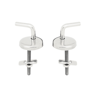 Kit de bisagras para asiento de inodoro 182 H900, 18 cm de largo, 12 cm de ancho, acabado cromado - Product Image 1