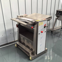Qdmech Machine à trancher la viande Machine à découper la peau de porc Machine à éplucher la peau de porc