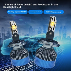 Đèn pha ô tô LED H4 công suất cao 12V 40W tùy chỉnh, ánh sáng xa, 4200LM, lắp đặt phổ thông, bảo hành 1 năm - Product Image 2