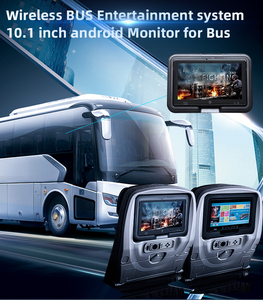 Monitor Android da 10 Pollici per Sedile Posteriore di Autobus con Server di Intrattenimento, Rete 4G e Servizio VOD - Product Image 3