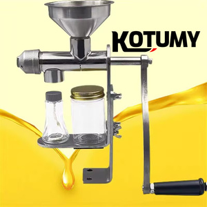 Prensa de aceite para el hogar, prensa de aceite caliente y fría no completamente automática, prensa de aceite pequeña con manivela manual - Product Image 2