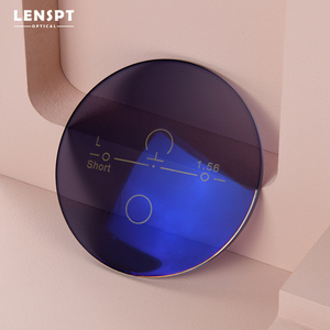 Lentilles optiques à livraison rapide, lentilles optiques progressives photochromiques 1.56 avec traitement anti-reflet HMC et protection contre la lumière bleue - Product Image 3