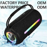 Enceinte Bluetooth TWS sans fil LED RGB étanche IPX6 pour son stéréo Boombox, idéale pour les activités sportives en extérieur