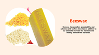 Cire d'abeille granulaire pour la fabrication de bougies, bougies votives écologiques 100% naturelles, décoration intérieure, fêtes, Pâques, Noël, anniversaire