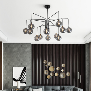 A mano in vetro paralume nordic soggiorno personalizzato lampadario modern living room lampada a sospensione da soffitto luci - Product Image 5