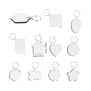 <span class=keywords><strong>Porte</strong></span>-clés en MDF double face personnalisés en gros, <span class=keywords><strong>porte</strong></span>-clés en <span class=keywords><strong>bois</strong></span> avec chaînes en métal et en plastique, impression UV, vente en gros - Product Image 4