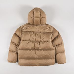 Chaqueta de Plumón de Ganso de Lujo para Hombre con Logotipo Personalizado, Chaqueta Impermeable para Mujer, Color Marrón - Product Image 3