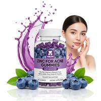Nettoyant pour la peau OEM, lissant, sucre facial, soins de la peau, beauté, santé, supplément de zinc pour le traitement de l'acné