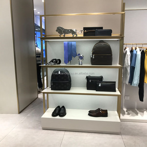 Giá Trưng Bày Cửa Hàng Quần Áo Túi Kệ Vải Bàn Trưng Bày Giày, Kệ Trưng Bày Bằng Đồng Kim Loại - Product Image 2