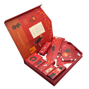 Calendriers <span class=keywords><strong>de</strong></span> <span class=keywords><strong>l</strong></span>'<span class=keywords><strong>Avent</strong></span> <span class=keywords><strong>de</strong></span> Noë<span class=keywords><strong>l</strong></span> pour enfants, boîte <span class=keywords><strong>de</strong></span> cadeaux personnalisée en gros, magnétique, pour bougies et maquillage, 24 jours, vide, 2025 - Product Image 3